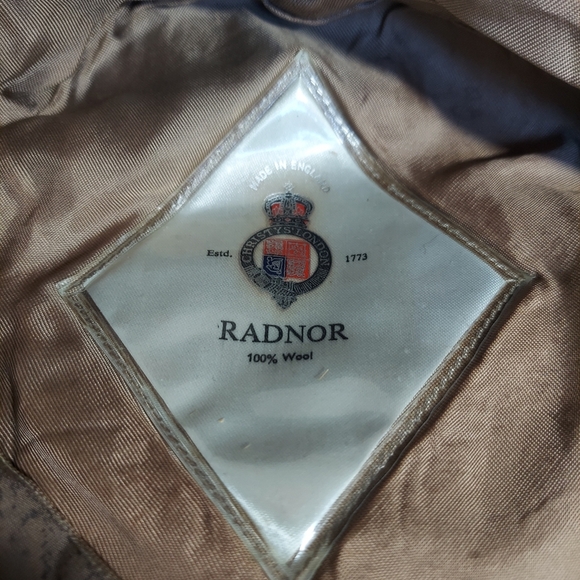 Christy's London Radnor Tweed 100% Wool Gray Brown White Newsboy Cabbie Cap Vint - Picture 13 of 15